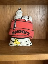 Snoopy Pillow Peanuts On Dog House 1958-63 United Feature Syndicate Vintage