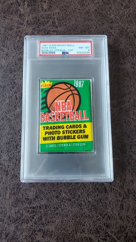 87-88 Fleer Basketball Packs - Michael Jordan Cards