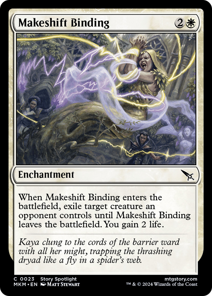 x4 Makeshift Binding MKM MTG 23 COMMON M/NM 4x