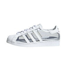 Size 4.5 - adidas Superstar White Silver Metallic for sale online | eBay
