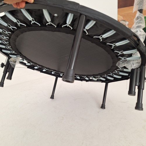 FitSmart faltbares Trampolin (mit Griff) 150 kg Fassungsvermögen SCHWARZ - Bild 7 von 12