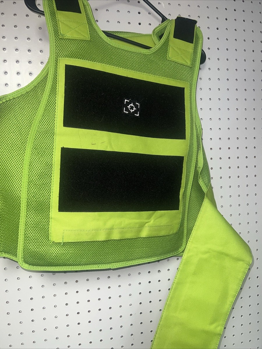 Hudson Outerwear Neon Green Tactical Vest adjustable One