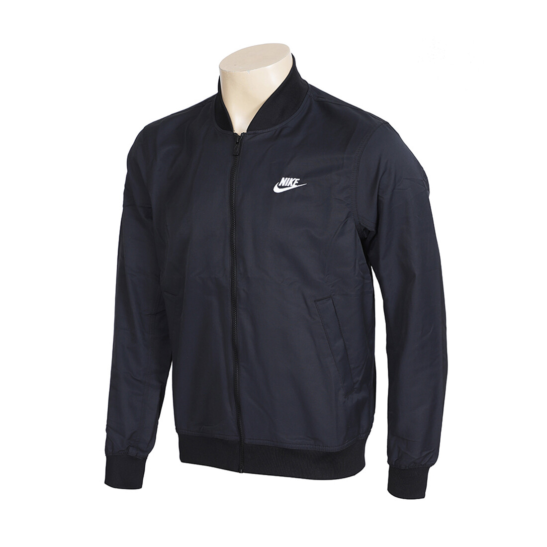 Nike Sportswear Club Woven Unlined Bomber Jacket Men's Casual Top DM6822-010 - DM6822-010 [Black] - S