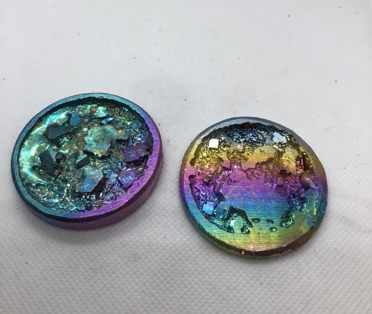 Bismuth crystal Bitcoins (2)