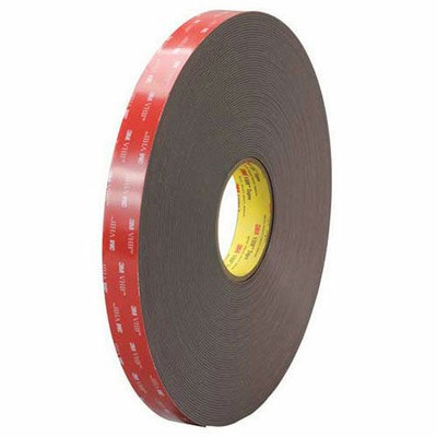 Vhb Vhb497901R Black #4979F Adhesive Tape, 1" X 5 Yd. (841436046787)