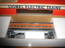 Lionel TCA City of Providence Passenger Car 6-52143 Silhouettes Lighting NIB