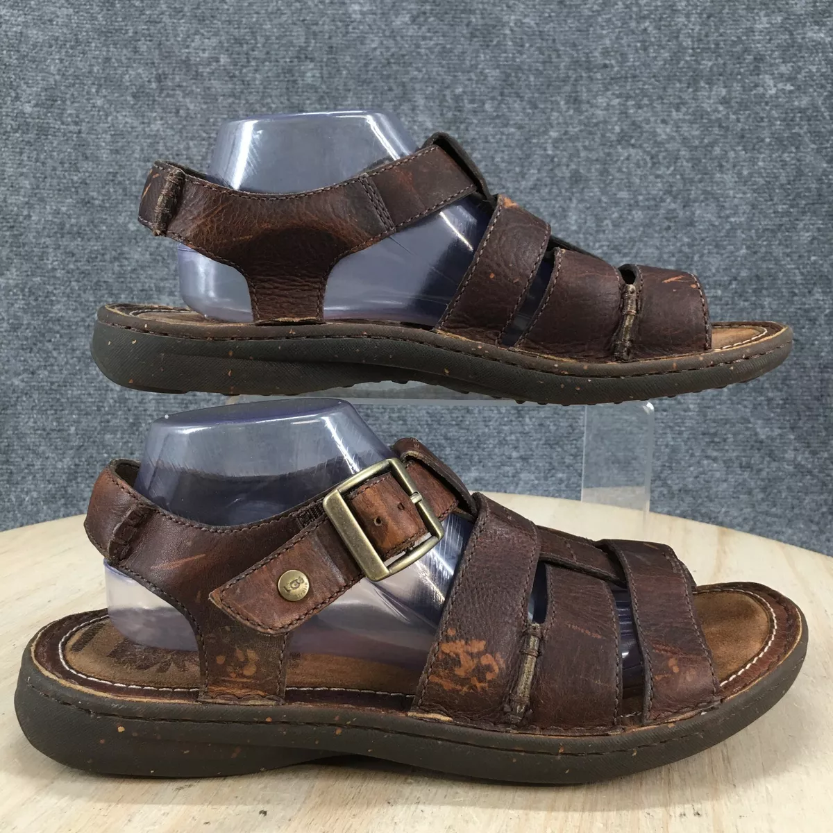UGG Australia Sandals Mens 10 Fisherman Slingback Buckle Straps
