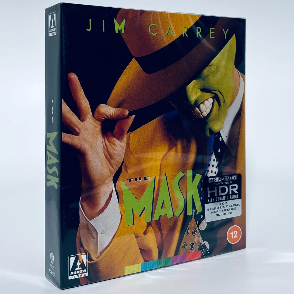 The Mask 4K Ultra HD 1994 Blu-ray Arrow Jim Carrey Cameron Diaz Poster - Image 2 of 4