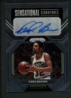 2022-23 Fred Brown Auto Panini Prizm Autographs Sensational Signatures