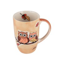 Mila Keramik-Designbecher Eulen Kuschelzeit | Ca. 275Ml