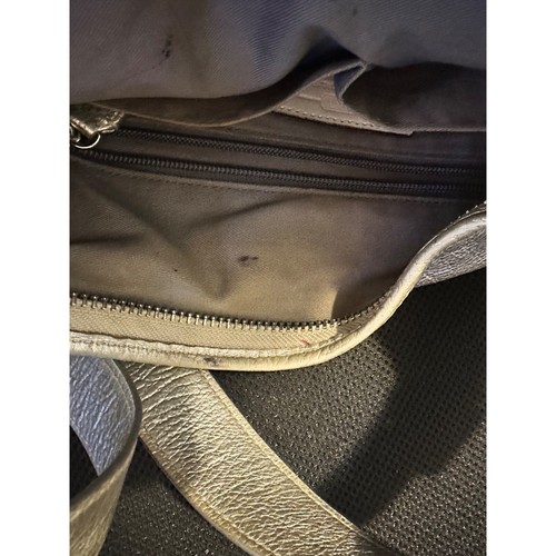 Coach silver leather purse with tassles - Picture 8 of 10