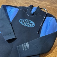 Rip Curl Ultimate Elasto/Elastico Full Wetsuit with NO Hood Black/Blue Size XL
