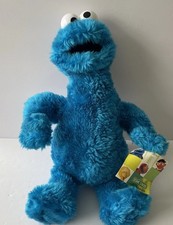Vintage Sesame Street 15 Plush Cookie Monster 2003 Nanco Shaggy New With Tags