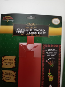 TWO OFFICIAL NINTENDO LEGEND OF ZELDA CLASSIC SWORDS NES 8 BIT RETRO WITH SOUNDS