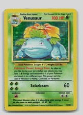 Venusaur 15/102 Holo Rare Base Set Unlimited Pokemon Heavily Played on eBay