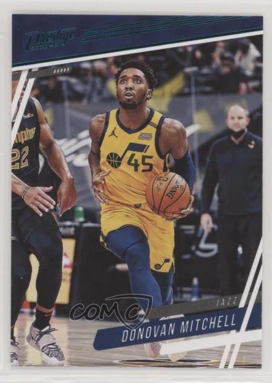 2020-21 Panini Chronicles Prestige Teal Donovan Mitchell #69 0a4d