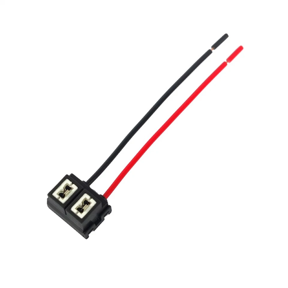High Quality 2Pcs H7 Headlight Lamp Bulb Sockets With Wiring Harness - Image 2 of 4