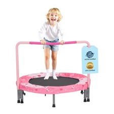 VEVOR 36" Trampoline for Kids Foldable Mini Toddler Trampoline Indoor Outdoor