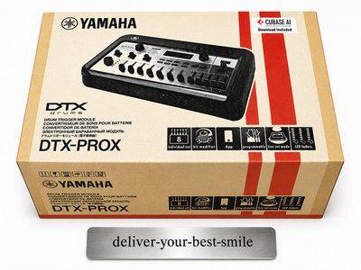 Yamaha DTX-PROX Electronic Drum Sound Module Bluetooth LED Rotary Fader New JP