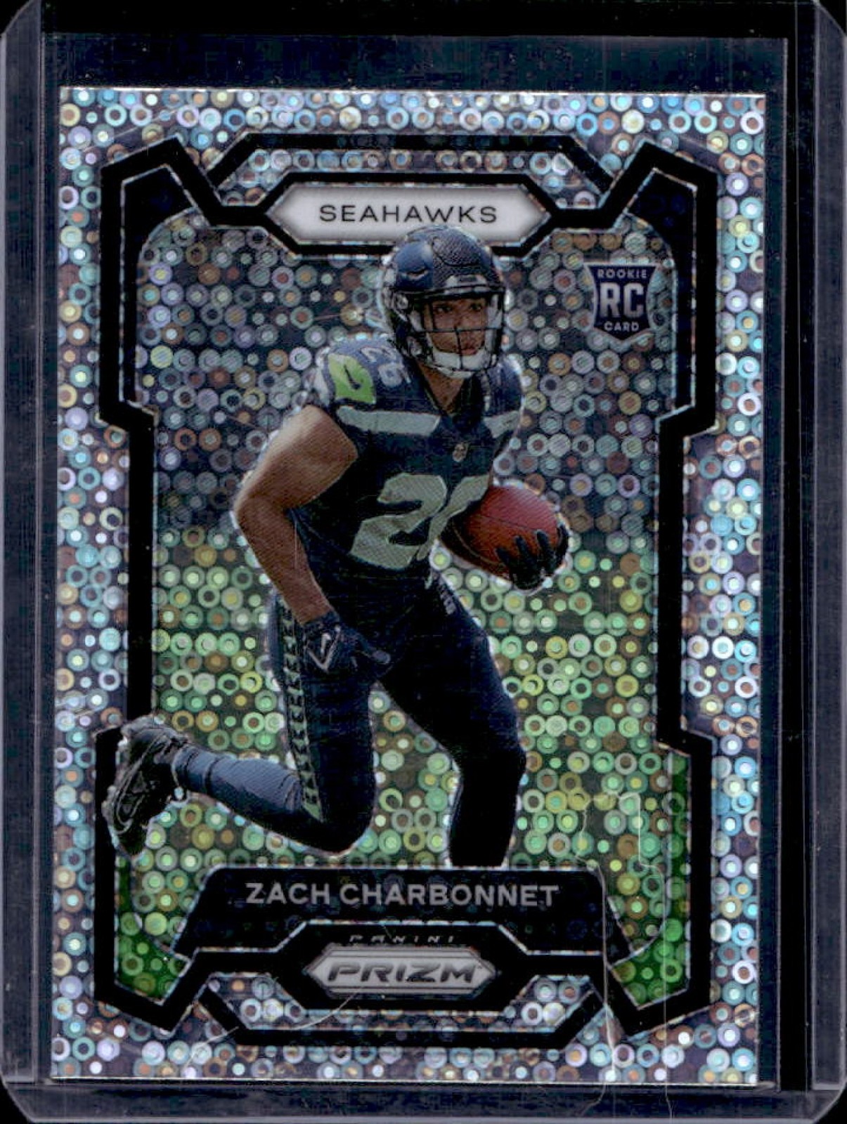 2023 Prizm Zach Charbonnet RC No Huddle #392 Seahawks