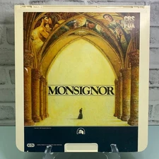 Vintage MONSIGNOR VideoDisc CED CBS Fox Video