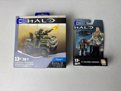 BNIB-- MEGA Halo Fleetcom Mongoose ATV Vehicle Kinsano Hnc47 Hnc55 Lot