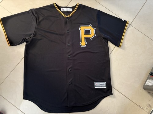 Majestic Pittsburgh Pirates Jersey Men's Size XL Blank Shirt MLB Cool Base