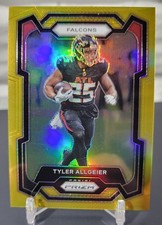2023 Panini Prizm Tyler Allgeier True Gold 10/10 Falcons #14