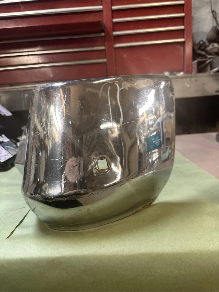 1956 56 CHEVROLET CHEVY OEM GM RIGHT REAR BUMPER PASSENGER SIDE Bel Air 210 A - Image 2 of 3