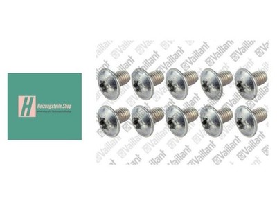 Vaillant Linsenschrauben 10 Stück für diverse VC VCW VCI VSC Schraube 105900 NEU
