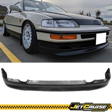 Fits 90-91 Honda Crx Si Cs Style Front Bumper Lip Spoiler Unpainted Pu Fits 90-91 Honda Crx Si Cs Style Front Bumper Lip Spoiler Unpainted Pu
