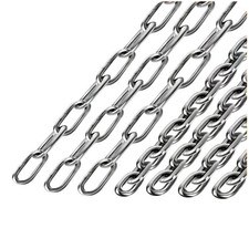 Marine Safe 316 Stainless Steel Chain 2m Polished Finish for Boat Applications