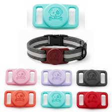 Pet Tag Silicone AirTag Holder | Dog & Cat Collars &ndash; Dog Tag | Cat Tag| Apple Ta