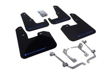 Rally Armor Ur Mud Flaps Black Blue Logo For Subaru Wrx Sti Hatch 2008-2014