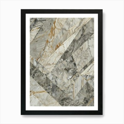 Marmor Muster Kunstdruck gerahmt Wandbild Poster Leinwanddruck Bild