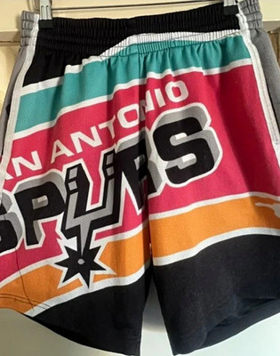 Mitchell & Ness Hardwood Classics San Antonio Spurs Basketball-Shorts kurz