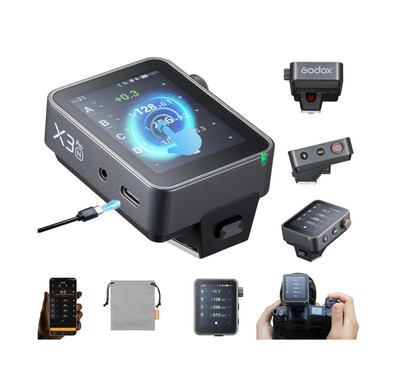Godox X3Pro N Tragbarer TTL-Funkkamera-Blitzauslöser mit 2,4G Wireless für Nikon