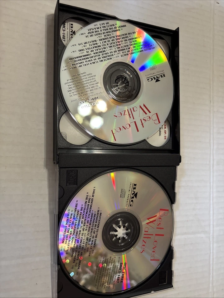 CDS music song vtg mix lot 2 set Best loved Waltzes BMG 1997 dances No Scratches - Image 4 of 4