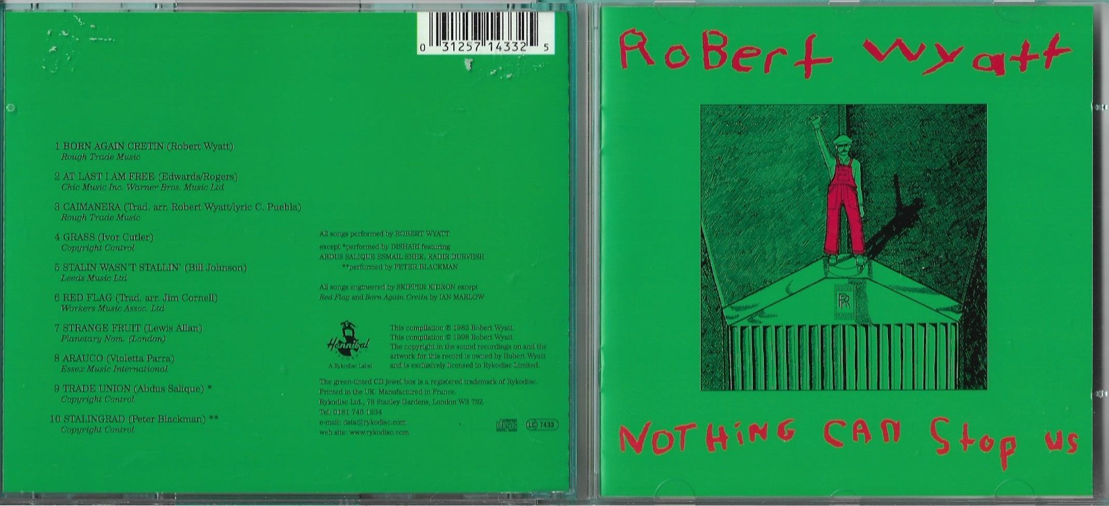 Robert Wyatt - Nothing Can Stop Us (1998) CD Album