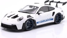2024 Porsche 911 992 Gt3 Rs White With Blue Wheels In 118 Scale By Solido