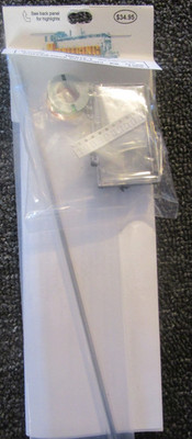 N Scale Curved Neck Streetlight kit by NGineering