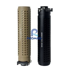 KAC/QD Metal Suppressor, 14mm CCW, Inert Decor Part for Jinming Model, Black/FDE
