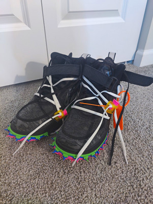 Nike Off-White x Air Force 1 Mid Black US 8.5 Medium (D)