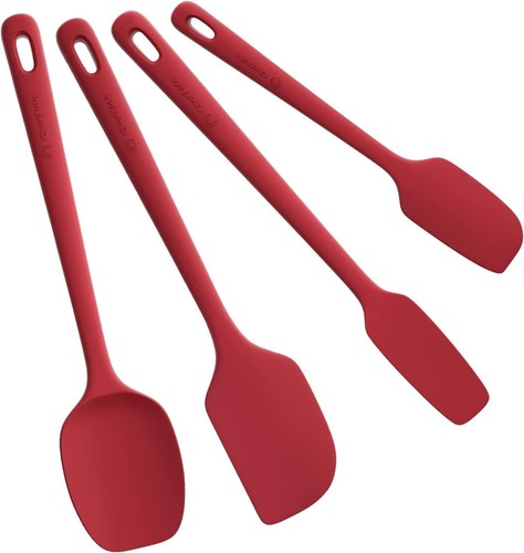 5 Stück Silikon Spachtel Set, Lebensmittelqualität Gummispachtel, Upgrade starker Griff - Bild 22 von 34
