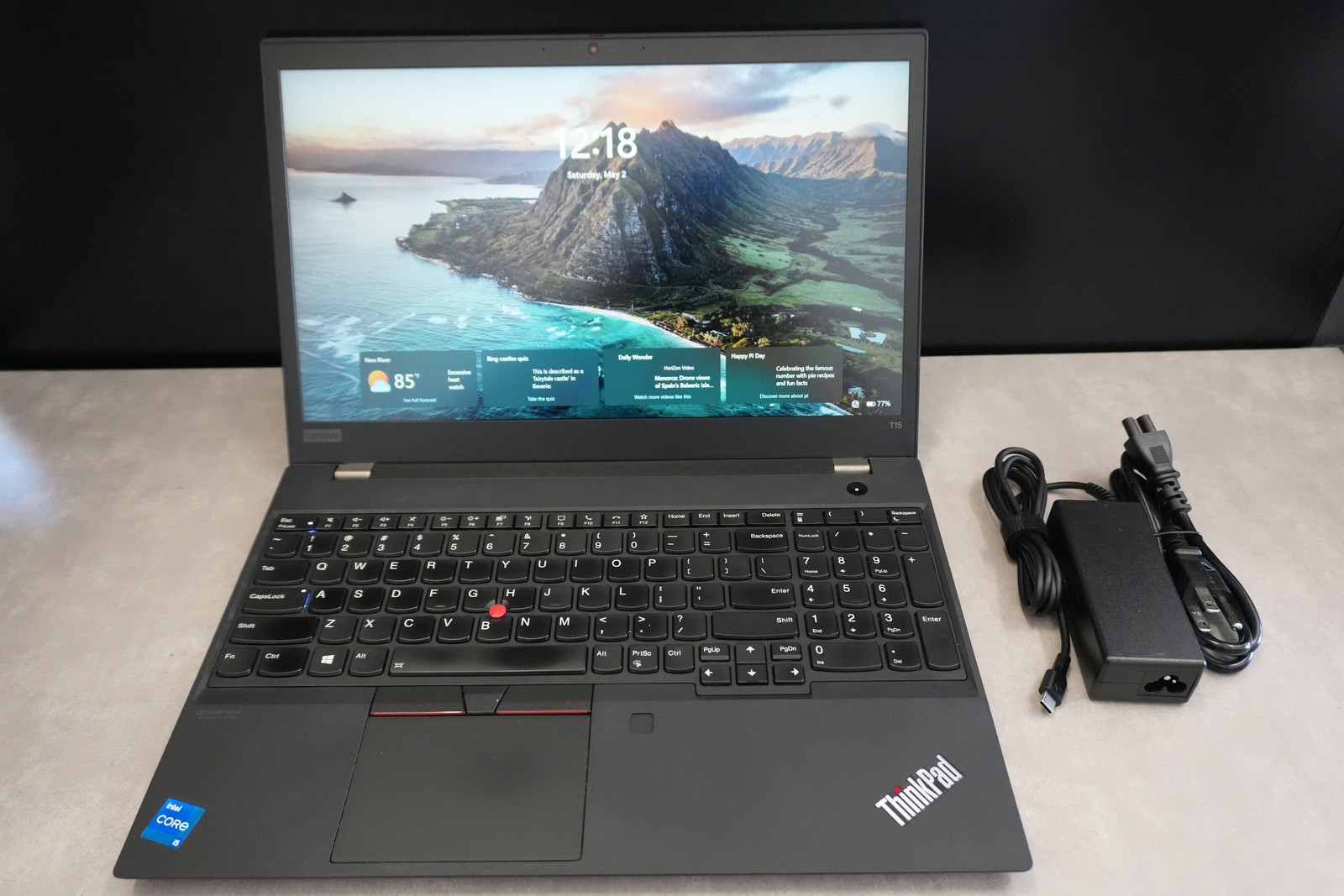 Lenovo ThinkPad T15 Gen 2i, 15.6-Inch Laptop, with Intel Core i5-1135G7 11th Gen., 256 GB SSD (Solid State Drive), Windows 11 Pro