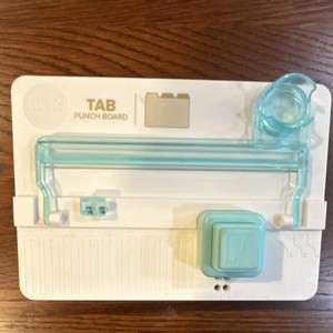 We R Memory Keepers Tab Punch Board Scrapbooking Tool. Mini Version