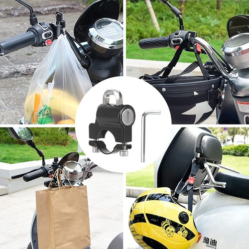 2 Pcs Motorcycle Helmet Lock, Motorbike Lock Accessories, Bike Locks for Motorbi - Picture 4 of 6