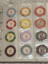 Rare Romanian Casino Chip Collection – 1990s–2010s – 100+ Tokens – Vintage Gambl