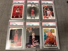 Upper Deck Ultra Michael Jordan 6 card Lot PSA 8 PSA 7 PSA 6
