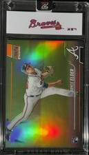 2022 Topps Stadium Club Chrome Orange Refractor /25 Bryce Elder #333 Braves